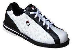 3G Kick Black/White Unisex Bowling Shoes