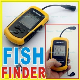 Portable Fish Finder Depth Alarm Fishing Sonar Sensor