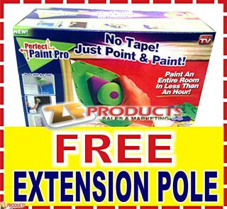 PAINT PRO PERFECT & FREE POLE 4X PADS ROLLER TRAY AND PAINTING SYSTEM 