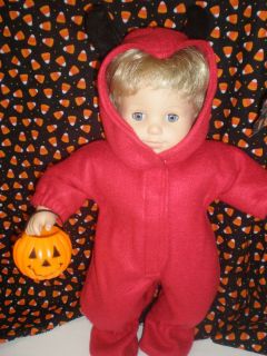 CLOTHES BITTY BABY / TWINS DEVIL HALLOWEEN COSTUME