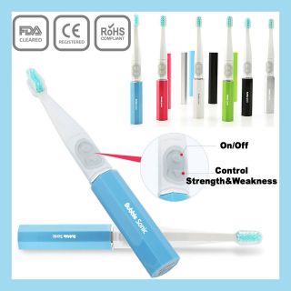   Portable Electric Sonic Toothbrush Dental Care Travel Vibrating Slim