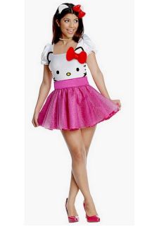 Hello Kitty Tutu Dress Adult Halloween Costume 889962