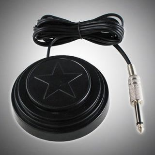   360° Round Star Tattoo Foot Pedal Switch Set for Power Supply Machine