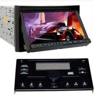 Cheap 2 Din 7 Car DVD CD VCD Radio Player USB SWC Touch Screen+Dummy 