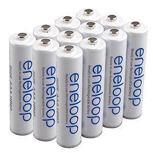 SANYO ENELOOP NEW 1500 AAA NIMH Batteries 12 pack