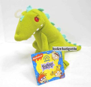 Rugrats REPTAR plush w/ tags 1997 Applause 5 1/2 H