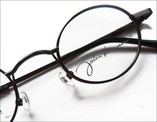   Round Metal Glasses Matte Black JLS260 Eyeglass Frames Discontinued