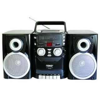   PORTABLE CD PLAYER*with AM/FM STEREO RADIO CASSETTE PLAYER/RECORDE​R