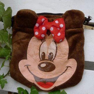 NEW ARRIVAL Disney baby Minnie mouse brown Candy bag/ pouch shoulder 