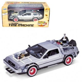  Future III Movie DeLorean Time Machine 124 Diecast Metal Model Car