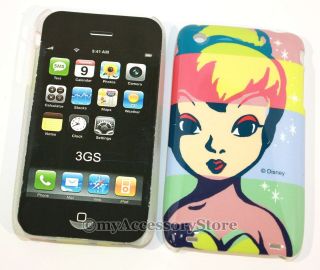   3G 3GS Tinkerbell Disney Snap On Protector Hard Skin Phone Case Cover