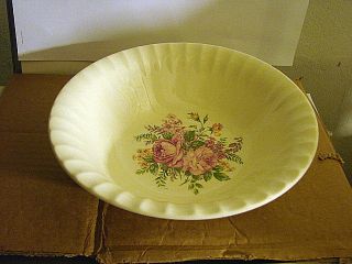 BEAUTIFUL ROSE DISH FROM EDWIN M.KNOWLES MADE IN U.S.A 4812