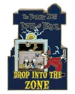 Disney Pin Mickey Mouse Twilight Tower of Terror Bellhop Drop into the 