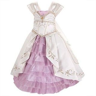 Disney Limited Edition Tangled Rapunzel Wedding Dress Size 4 NEW