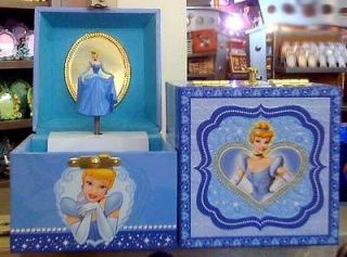 Disney Park Cinderella Musical Jewelry Box NEW