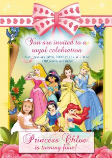 Personalized Disney Princess Invitation