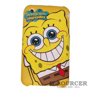New SpongeBob Squarepants Disney Hard Back Cover Case For iPhone 3GS