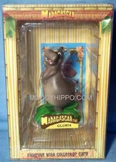 Madagascar Movie GLORIA Hippo Figurine Hippopotamus NIB