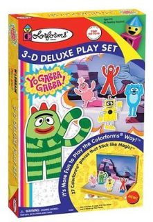   Yo Gabba Gabba 3D Playset Pop Up Figures Fun Toy Kids Toddler Play