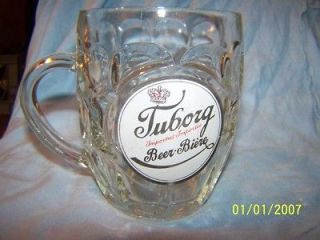 Ravenhead Glass England Tuborg Imported Beer Biere Beer Dimple Stein