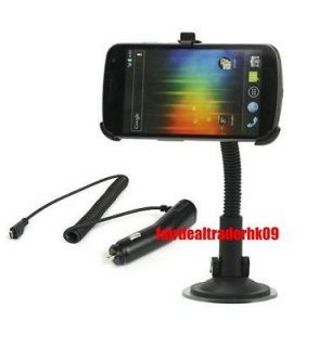   listed 1x Samsung Galaxy Nexus i9250 Car Mount Dock Holder Charger Kit
