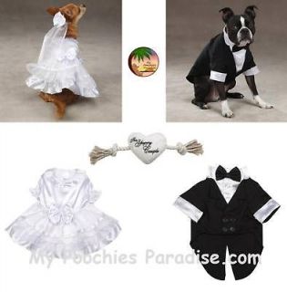 Yappily Ever After Bride & Groom Dog Apparel    in The 