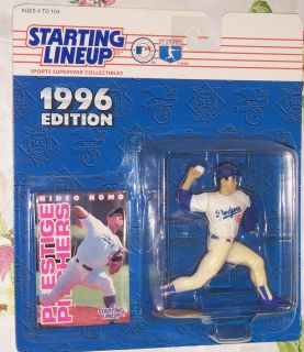 HIDEO NOMO #16 LOS ANGELES DODGERS ~ 1996 MLB STARTING LINEUP
