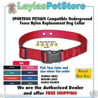   PETSAFE Compatible Underground Fence Nylon Replacement Dog Collar NEW
