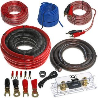   Audio 0 AWG Gauge Amplifier Car Installation Wiring Kit Amp Kit