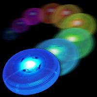    Up Flying Disk Frisbee Raver Glow Burning Rave Man Toy Party Lighted