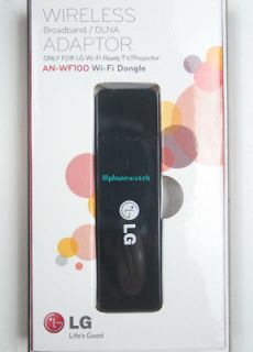   AN WF100 Wireless USB Wi Fi Dongle for LG LED TV Plasma TV Projector