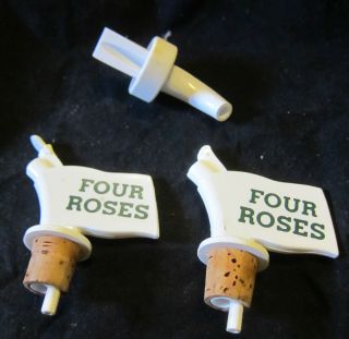 Four Roses Kentucky Straight Bourbon Whiskey POURER~2 plastic pourers 