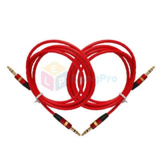   5mm Male 1/8 Inch Stereo Audio AUX Cable for iPhone 4 4s iPod P2F