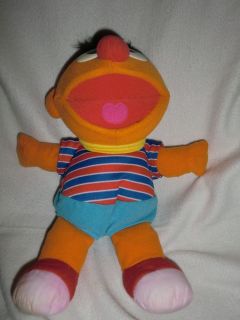 1996 TYCO Tickle Me Ernie Toy Sesame Street 12 Works Great