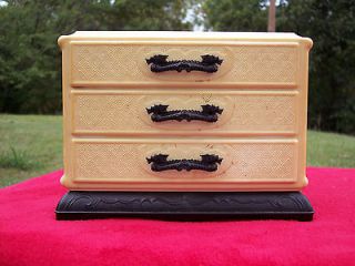 Vintage Asian / Japanese Celluloid Jewelry Box