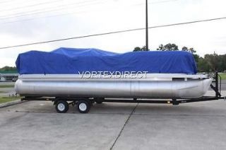 17 18 19 20 FT ULTRA 3 PURPOSE PONTOON BOAT COVER/BLUE