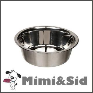   Steel Double Diner Dog Cat Pet Food Water Bowl with Stand Size 16oz