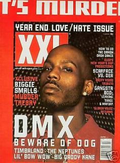 DMX 2000 Promo Poster Ad BEWARE OF DOG mint condition