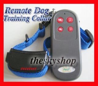 Training Dog Anti Bark Stop Vibra Collar remote control CA#D