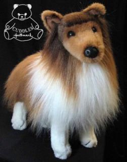 Dixie Sheltie Dog Douglas Plush Toy Stuffed Animal Puppy Standing 