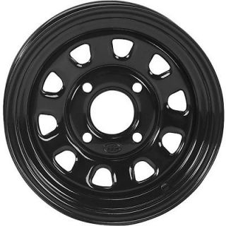ITP Delta Steel Wheel 12x7 4+3 Offset 4/137 Black Black