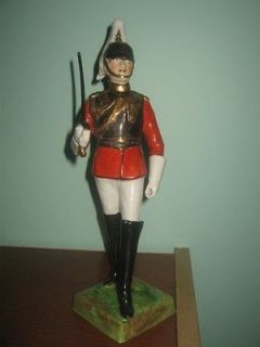DRESDEN PORCELAIN SOLDIER   H.M. LIFE GUARDS by CARL THIEME, Germany