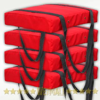 Pack Type IV Floating Boat Cushion Throwable Device Seat PFD Red