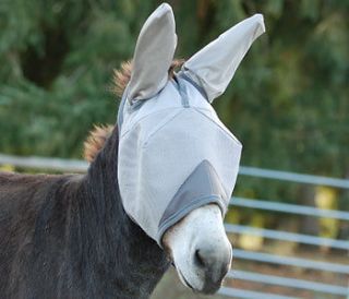 Cashel WARMBLOOD STANDARD WITH EARS MULE DONKEY Fly Mask HORSE TACK