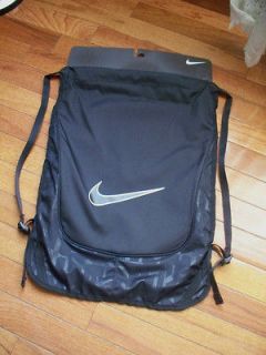 NIKE Brasilia Gym Sack Drawstring Backpack Sackpack Sling Bag Black