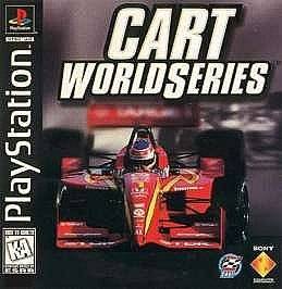 Sony Playstation 1 Game CART World Series, fast indy car racing,10 