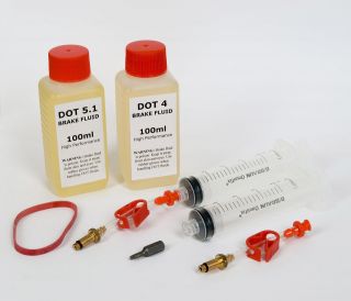 Formula Brake Bleed Kit + DOT 4 or DOT 5.1 Brake Fluid