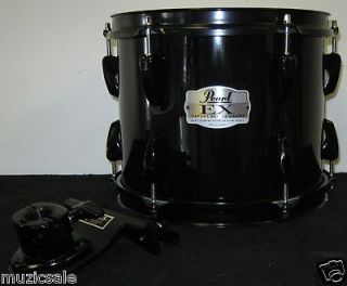 Pearl EX6 10 x 8 Hanging Tom with ISS Mount   #31 Black w/Black HW 