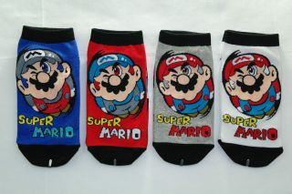 Super Mario character Socks Teenage Boys Girs Men Women
