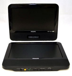 Philips PD9012/37 Dual 9 Dual 2 LCD Car Portable DVD Player 